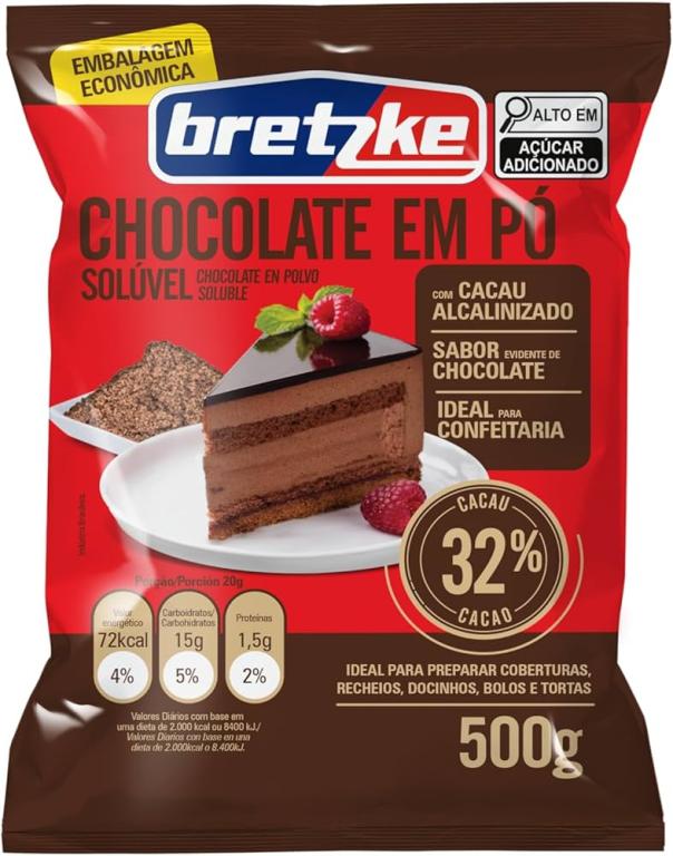 Chocolate em Po Bretzke Sache 500g