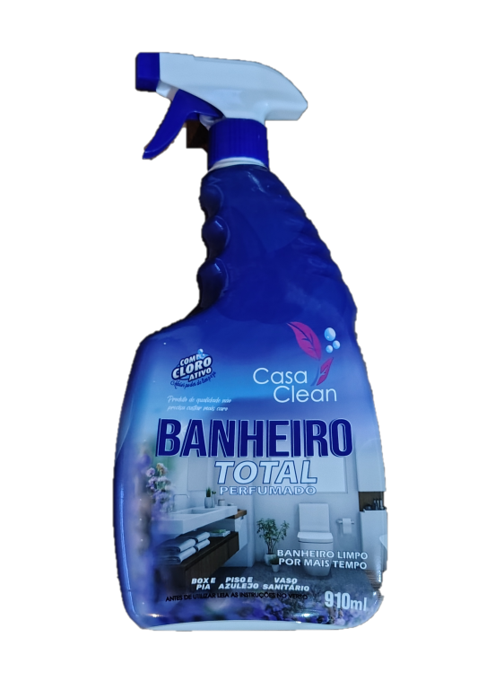 Limpad Multiuso Casa Clean Banheiro Total Gat 910ml
