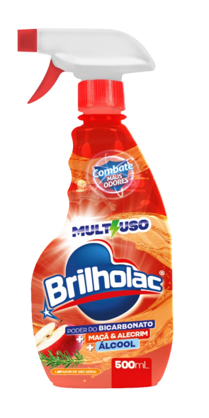 Limpad Multiuso Brilholac Bicarb Maca/Alecrim Gat 500ml