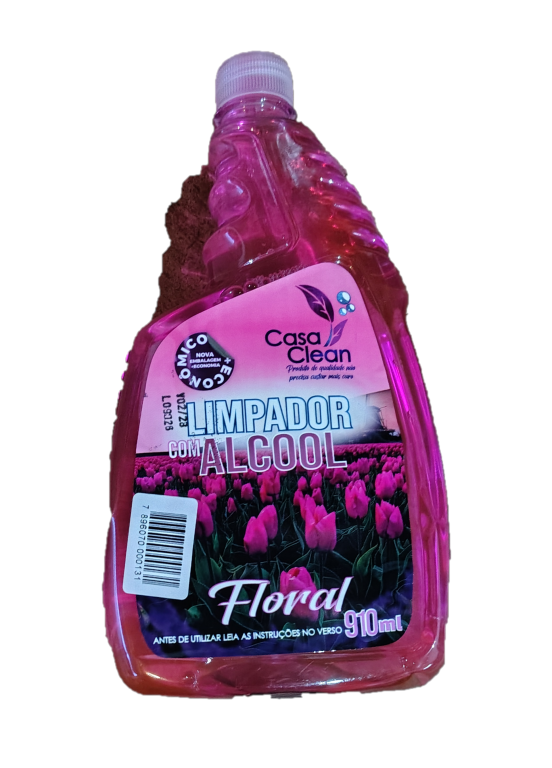 Limpad Alcool Perf. Casa Clean Floral Ref 910ml