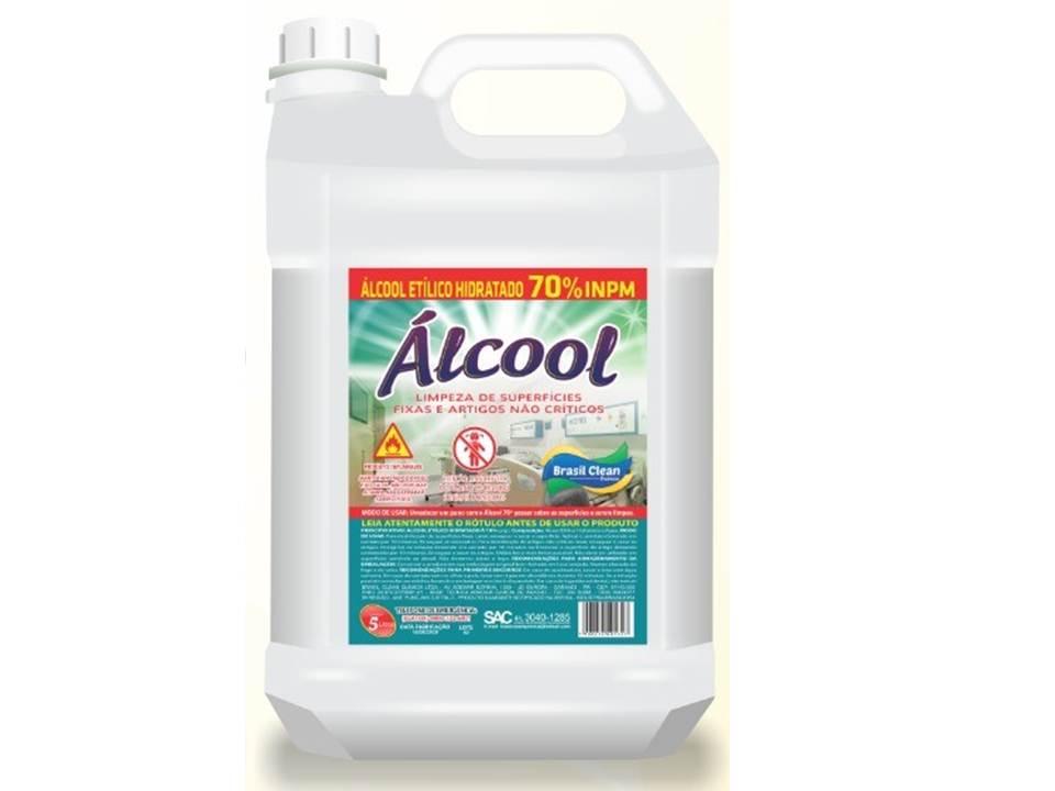 ALCOOL LIQUÍDO 70% 5 LITROS