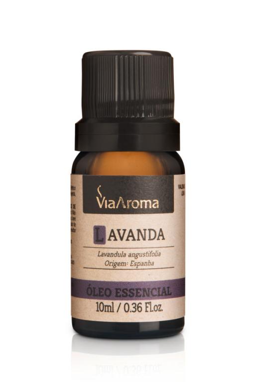 OLEO ESSENCIAL VIA AROMA 10 ML LAVANDA