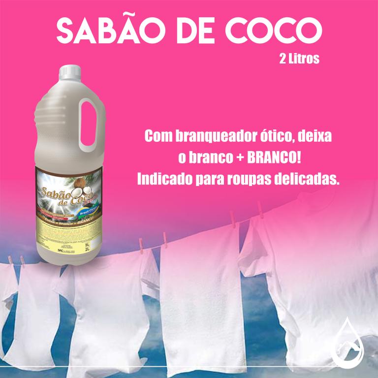 SABÃO LIQUIDO COCO 2 LITROS