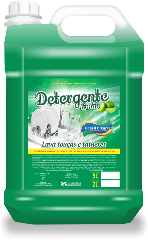 DETERGENTE LIMÃO 5 LITROS
