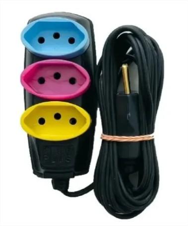 EXTENSAO PARALELO TRIPLA 3 MTS 0,5mm 10A 250V