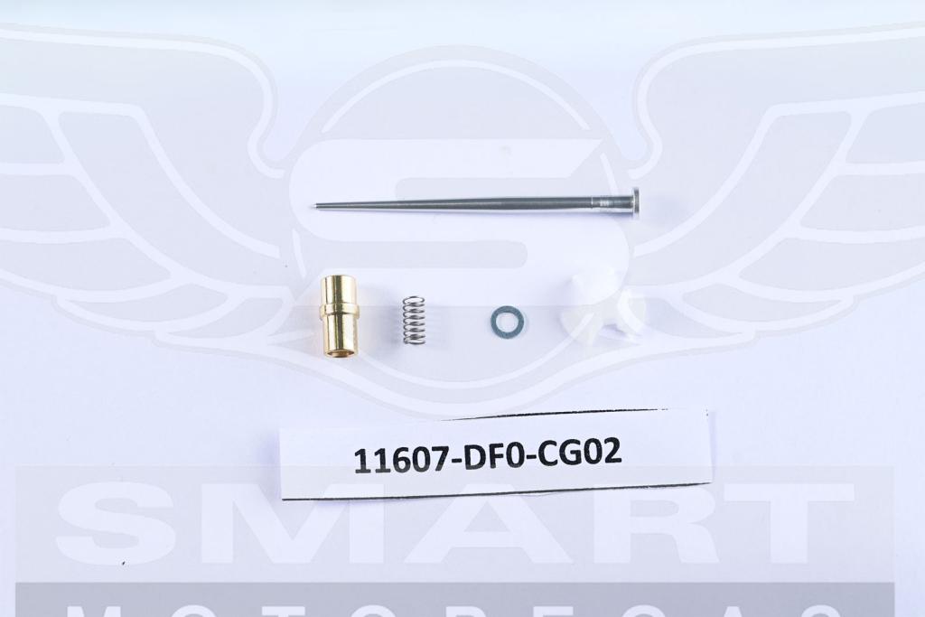 AGULHA PISTONETE C/ SEDE CARBURADOR KIT TITAN150 04-08/BROS150 06-08