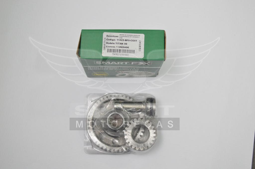 ARVORE COMANDO COMP C/ENGRENAGEM TITAN92-99/XLR125 97-00