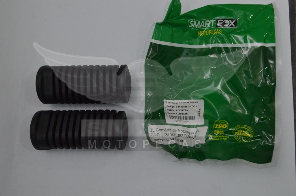 BORRACHA ESTRIBO TITAN150 04-15/FAN150 10-15/FAN125 09-18/CG 125 76-04