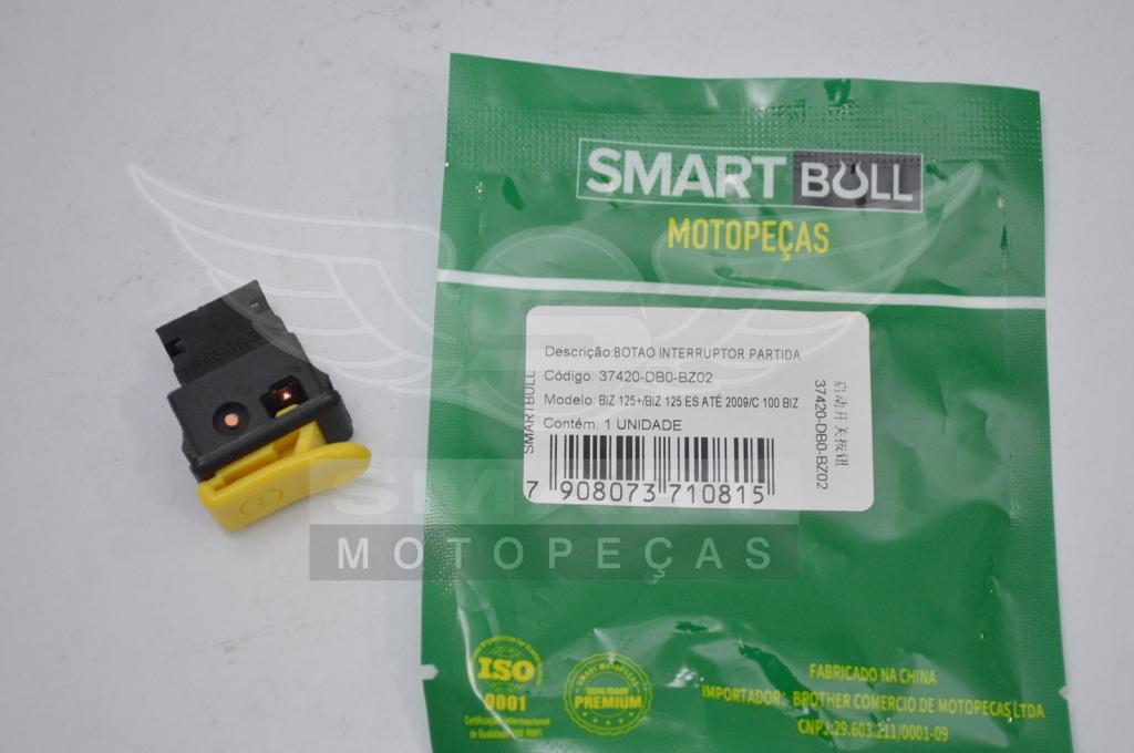BOTAO INTERRUPTOR PARTIDA BIZ100 98-05 BIZ110 16-17 BIZ125 06-17
