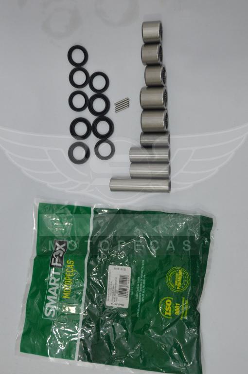 BUCHA BRACO PRO-LINK C/ ROLAMENTO AGULHA C/17 PCS NX150-200/XR200/XLR125