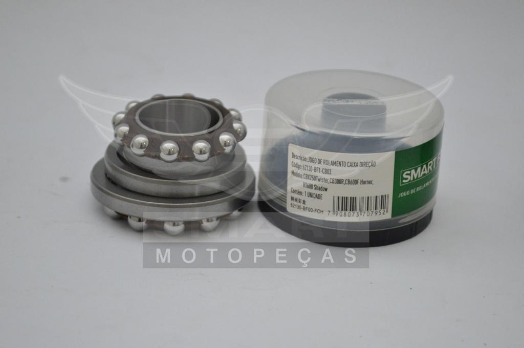 CAIXA DIRECAO C/ COLAR ESFERAS TWISTER 250 01-08/TWISTER 250 16-22/CB 300R 09-15/CB 500 97-05/CB 600F HORNET 05-15