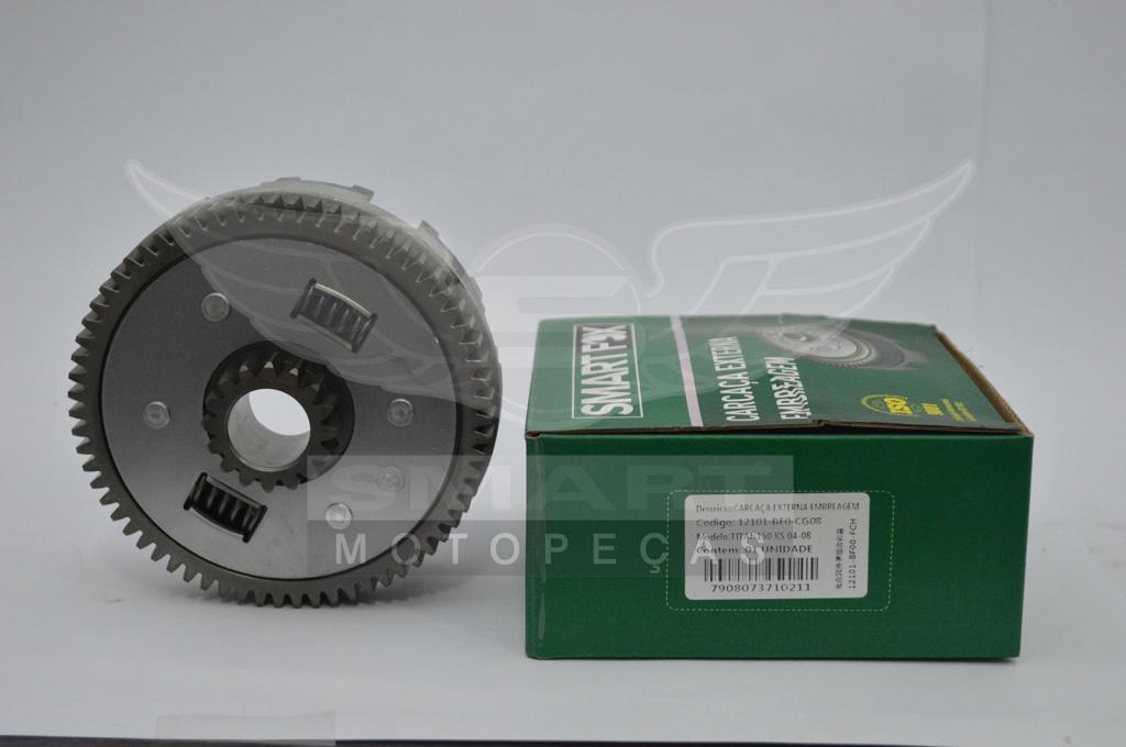 CARCACA EXT EMBREAGEM TITAN150 KS 04-10/ BROS150 KS 06-13 /BROS125 KS 13-15 /FAN125 KS 09-15/ FAN 125I 16-18/ CARGO 125