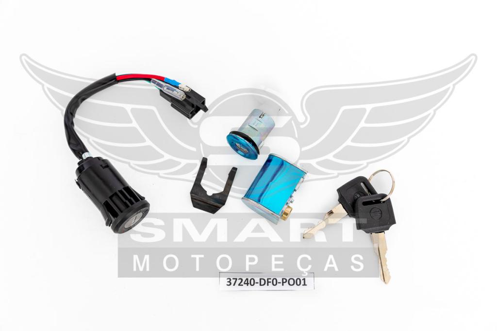 CHAVE IGNICAO KIT C/ TRAVA ASSENTO GUIDAO POP100 07-15