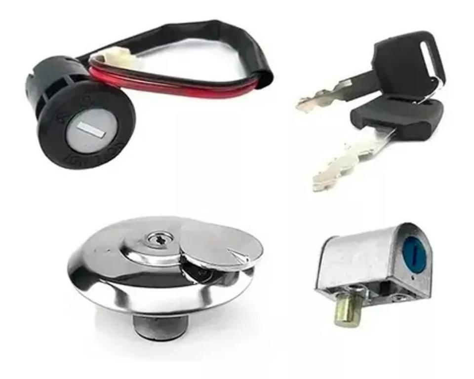CHAVE IGNICAO KIT C/ TRAVA TAMPA TQ FAN125 09-13