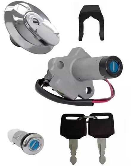 CHAVE IGNICAO KIT C/ TRAVA TAMPA TQ TITAN150 04-08/ SPORT 05-08