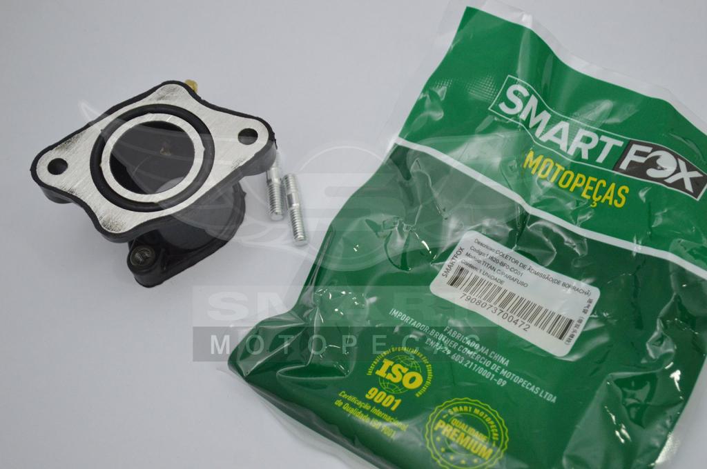 COLETOR ADMISSAO TODAY125 92-94/TITAN125 95-99/TITAN125 KS-ES-KSE 00-04/FAN125 05 C/ PARAF