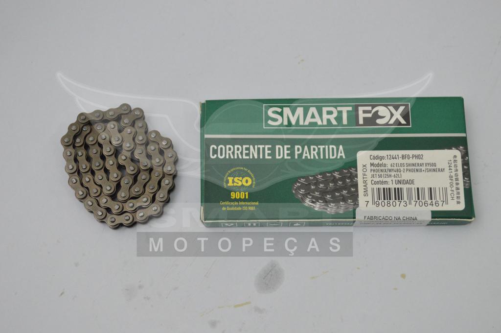 CORRENTE PARTIDA BIZ100 98-05/BIZ100 13-15/WEB100 05-13/XY50/PHOENIX50/JET50/STAR50/MOBY50/SKY50/AZ1 18/AZ1 21-25 (25H-6