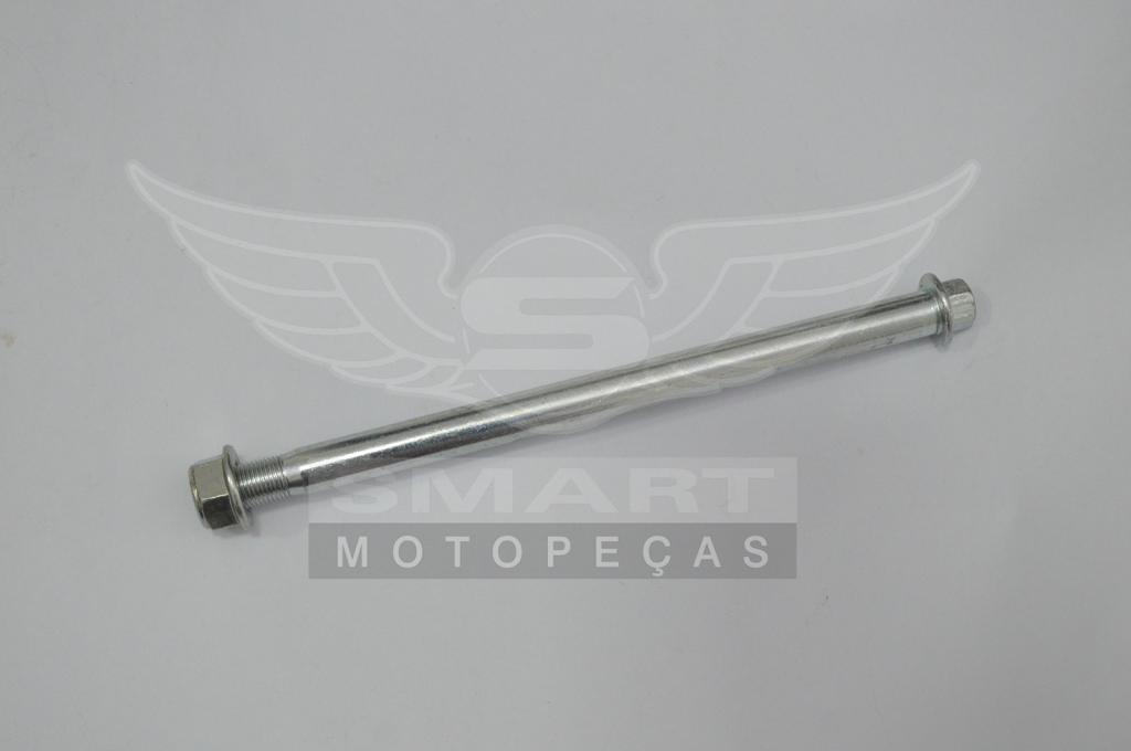 EIXO RODA TRAS C/ PORCA BROS125 BROS 03-15/BROS150 03-14/BROS160 16-21/XLR125 97-02/NX200 93-01/XR200R 94-02