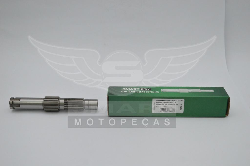 EIXO TRANSMISSAO PINHAO FAN160 ESD 16-24/TITAN160 EX 16-24/START160 ES 16-24/CARGO 160 ES 16-24