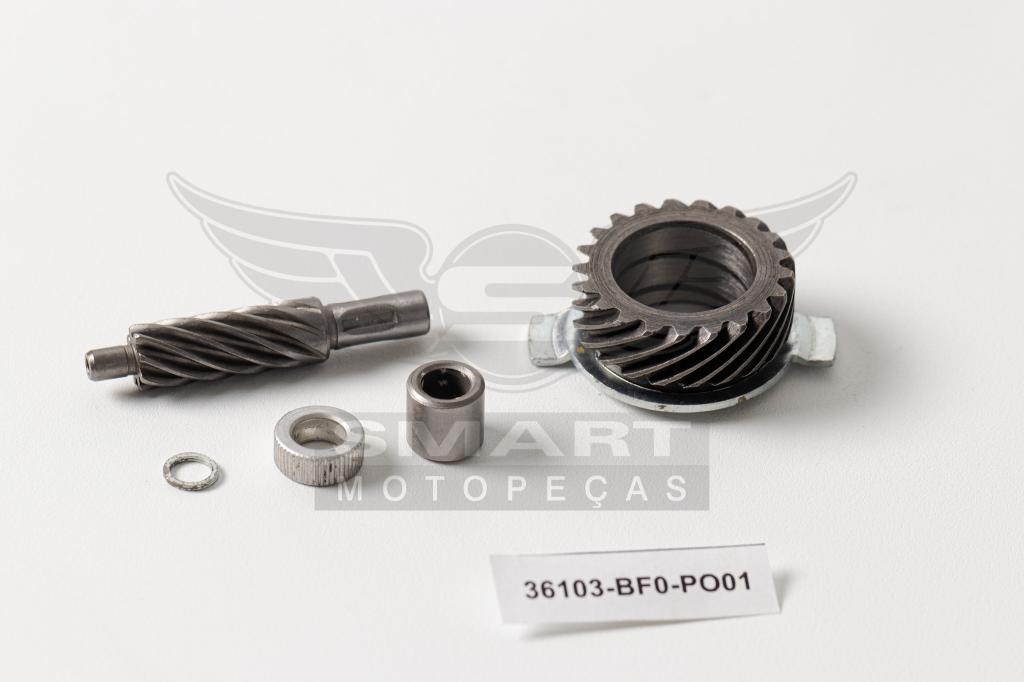 ENGRENAGEM VELOCIMETRO POP100/TITAN150/FAN125 09-