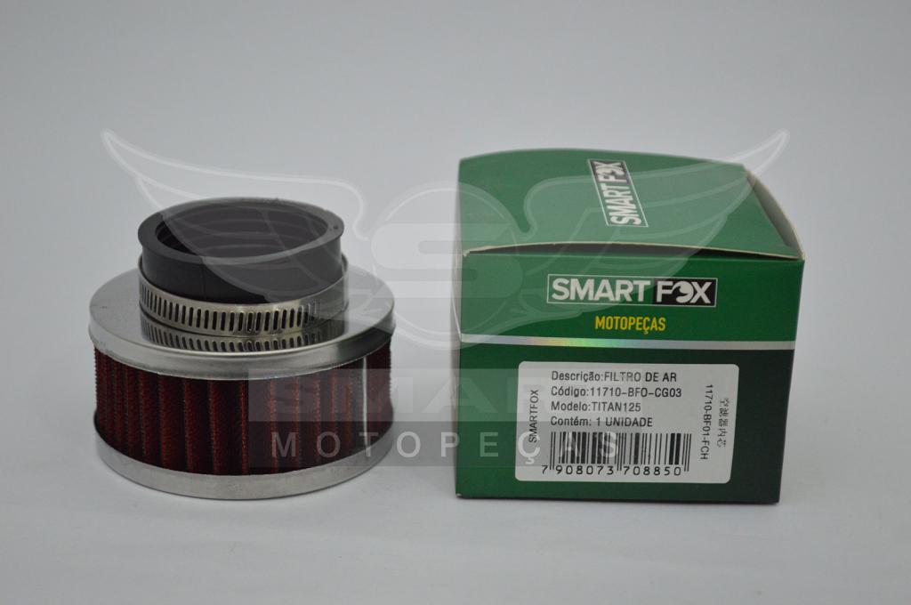 FILTRO AR CG/TODAY/TITAN 92-99/TITAN 00-04/FAN 05-08/TITAN150 04-13 VERMELHO ESPORTIVO