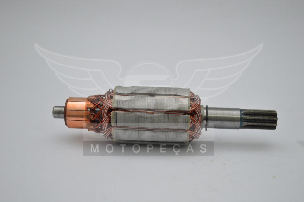 INDUZIDO MOTOR PARTIDA YBR 125 00-08/FACTOR 125 09-16/XTZ 125 03-16