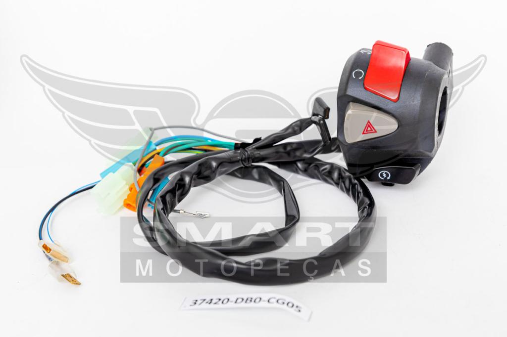 INTERRUPTOR PARTIDA C/ PISCA ALERTA TITAN 150/FAN150 14-15/TITAN 160/FAN 160/START 160 16-22 MODELO CB500