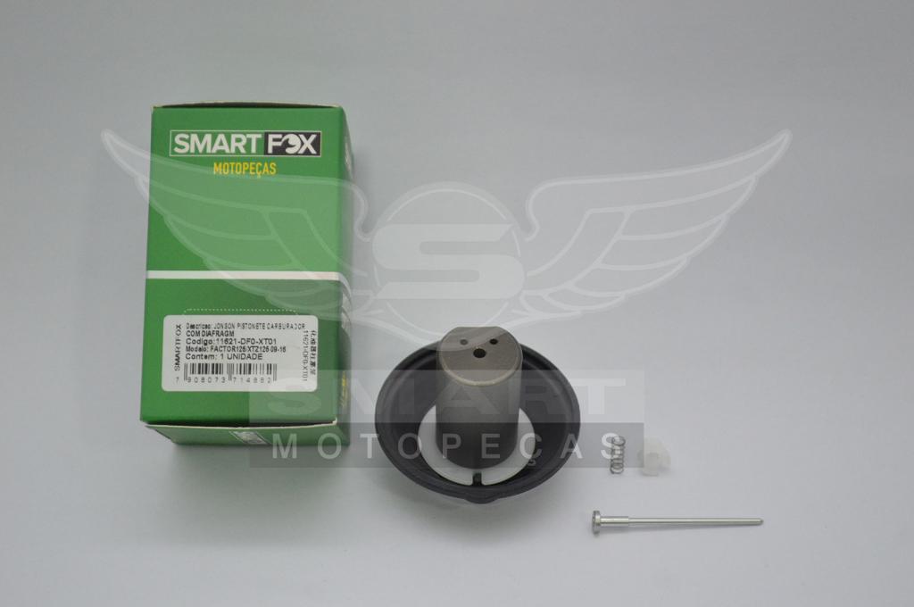 JONSON PISTONETE CARBURADOR C/ DIAFRAGMA E AGULHA FACTOR125 09-16/XTZ125 09-16