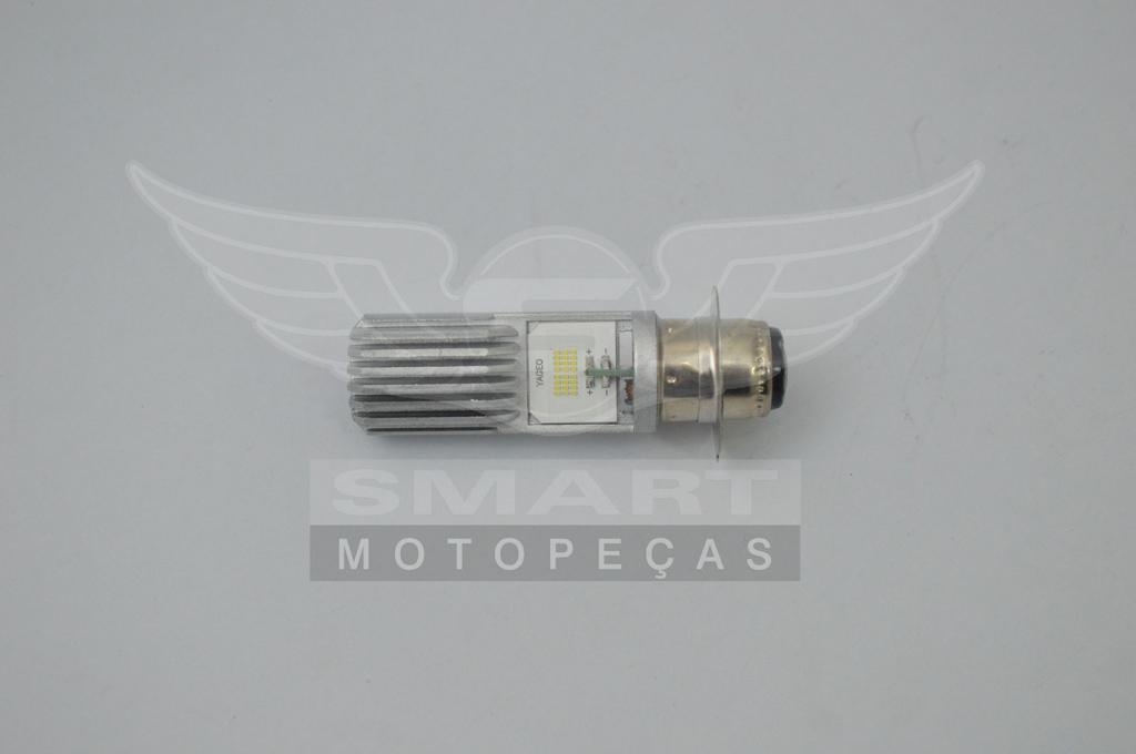 LAMPADA FAROL LED BIZ100/125 POP100/BROS150 09-13 P15D 9W/1200LM