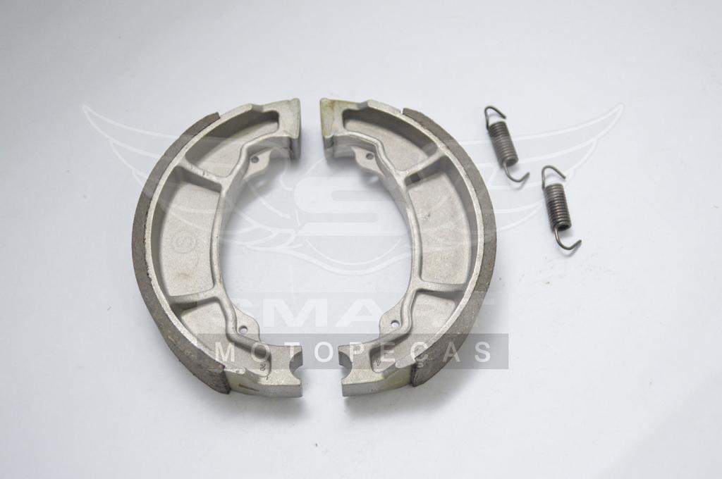 LONA FREIO DIANT/TRAS C/ MOLAS TITAN125 KS 00-04/TITAN125 KSE 02-04/TITAN150 KS 04-15/FAN150 KS 10-15/FAN125 KS 05-18/TO