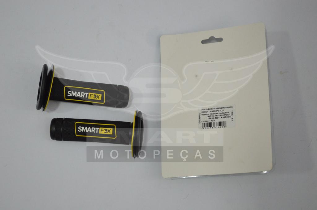 MANOPLA RACING PRETO/AMARELO NX 200/XR 200/XLR 125/NXR 125-150-160/CRF 230/XRE 190-300/TORNADO 250