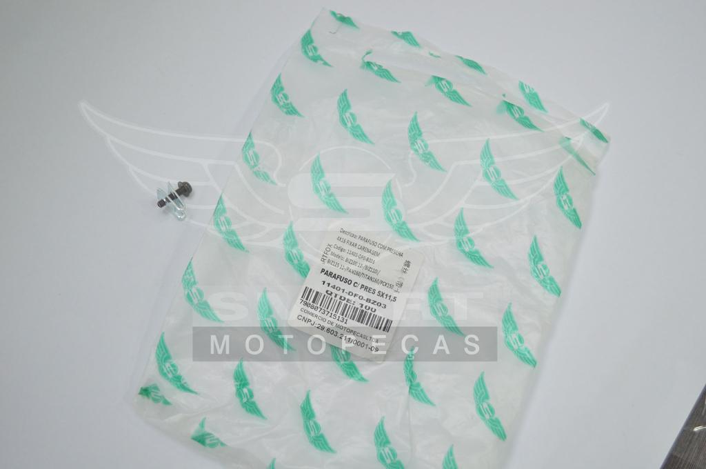 PARAF CARENAGEM BIZ100 12-/BIZ 110I/BIZ125 11-/FAN 160/TITAN 160/PCX 150 C/ PRESILHA 4X16