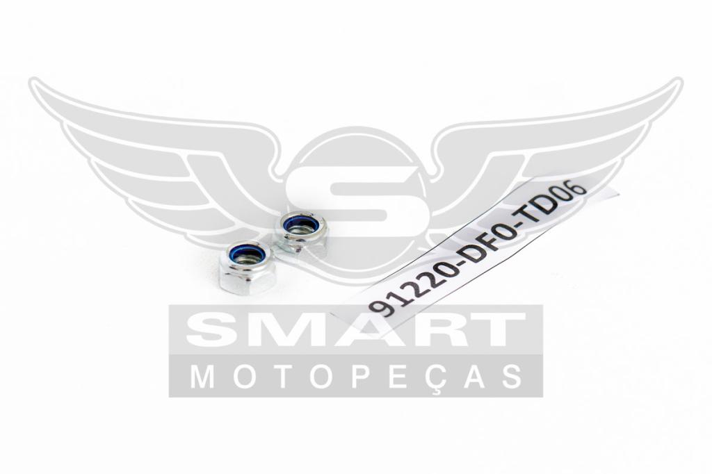 PORCA ZINCADA UNIVERSAL SEXTAVADA 6MM AUTO-TRAVANTE