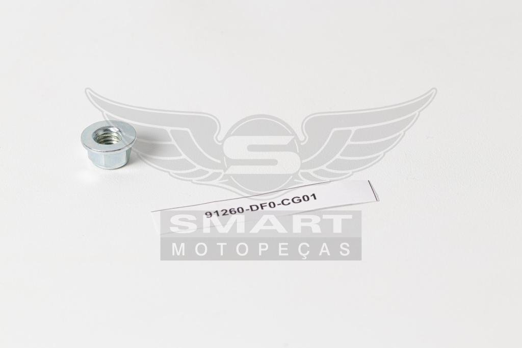 PORCA AUTO-TRAVANTE FLANGE 8MM