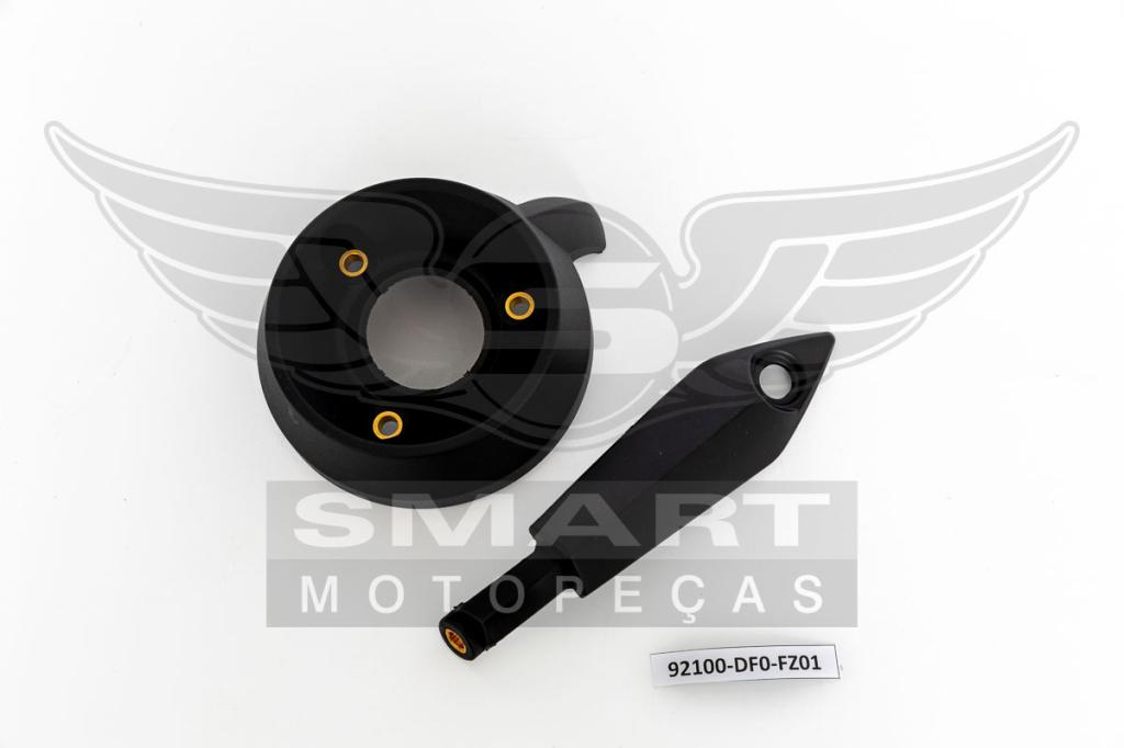 PROTETOR ESCAPE FAZER250 12-17 KIT - PRETO