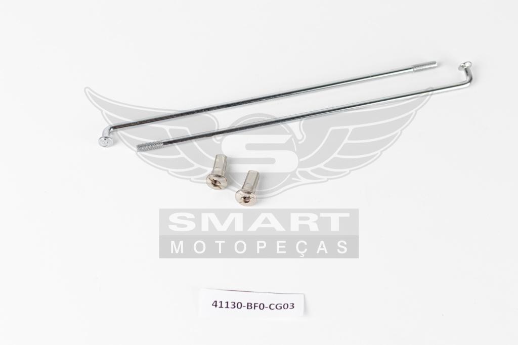 RAIO DIANT 3,5MM CROMADO TITAN125 95-99/TODAY125 89-94/CG 125 76-88