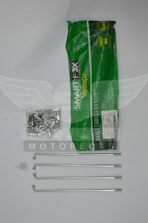 RAIO DIANT/TRAS 3,5MM ZINCADO TITAN150 KS 04-13/TITAN125 KS-KSE 00-04/FAN125 05-18/FAN150 10-15