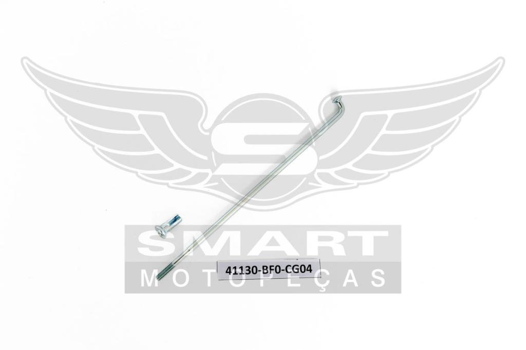 RAIO DIANT/TRAS 4MM ZINCADO REBAIXADO TITAN150 KS 04-13/TITAN125 KS-KSE 00-04/FAN125 05-18/FAN150 10-15