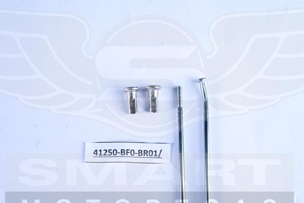 RAIO TRAS 3,5MM CROMADO 18X163/18X184 BROS125 KS-ES 03-15/BROS150 KS-ES-ESD 06-14/BROS160 ESD 15/ES 16-17