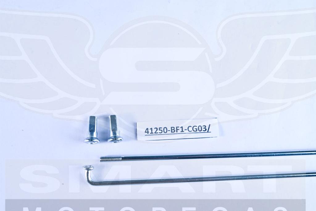 RAIO TRAS 3,5MM ZINCADO TITAN125 95-99/TODAY125 89-94/CG 125 76-88