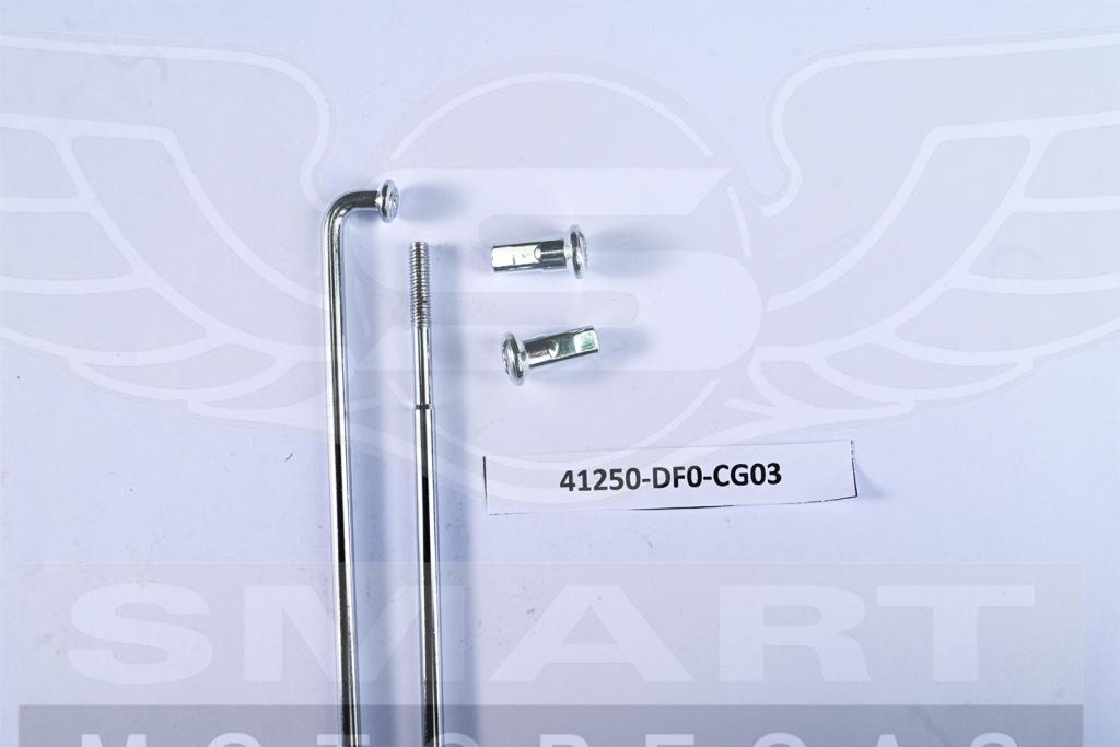 RAIO TRAS 4MM CROMADO REBAIXADO 169,5/170 CG 125 76-88/TODAY 89-94/TITAN125 95-99