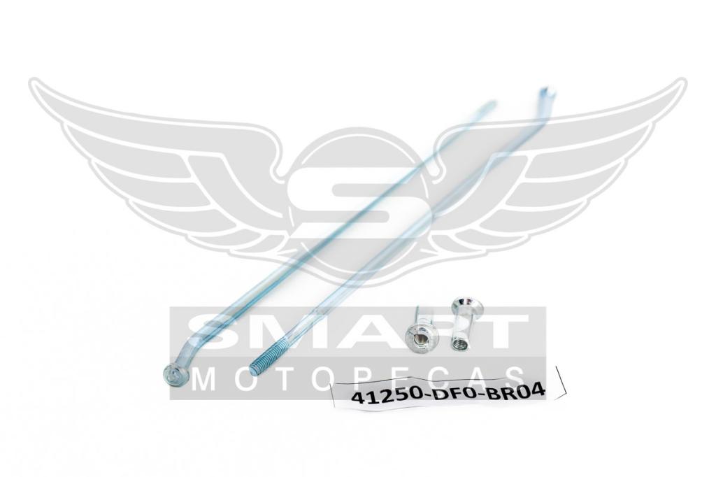 RAIO TRAS 4MM ZINCADO 18X163/18X184 BROS125 KS-ES 03-15/BROS150 KS-ES-ESD 06-14/BROS160 ESD 15/ES 16-17 REBAIXADO