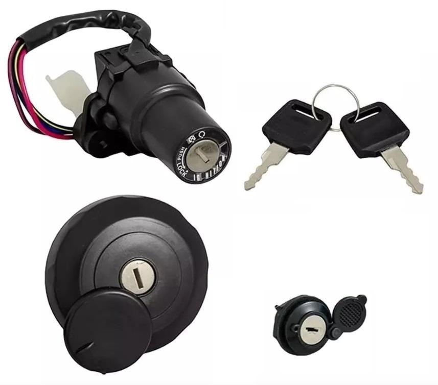 CHAVE IGNICAO KIT C/ TAMPA TQ YBR125 00-05/XTZ125 03-05