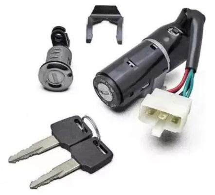 CHAVE IGNICAO KIT C/ TRAVA BANCO BIZ100 98-05