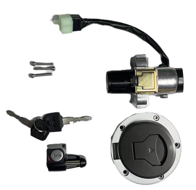 CHAVE IGNICAO KIT C/ TRAVA CAPACETE TAMPA TQ TITAN160 FLEX/EX 18-22