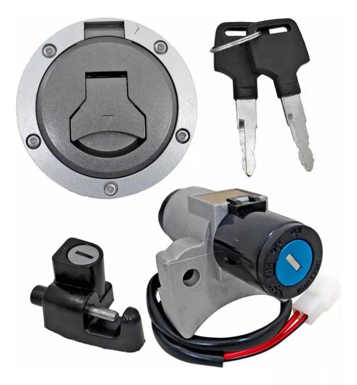 CHAVE IGNICAO KIT C/ TRAVA CAPACETE TAMPA TQ XRE300 16-18