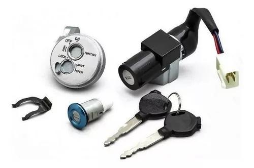 CHAVE IGNICAO KIT C/ TRAVA GUIDAO TRAVA BANCO BIZ125 ES/KS 09-15/EX 09