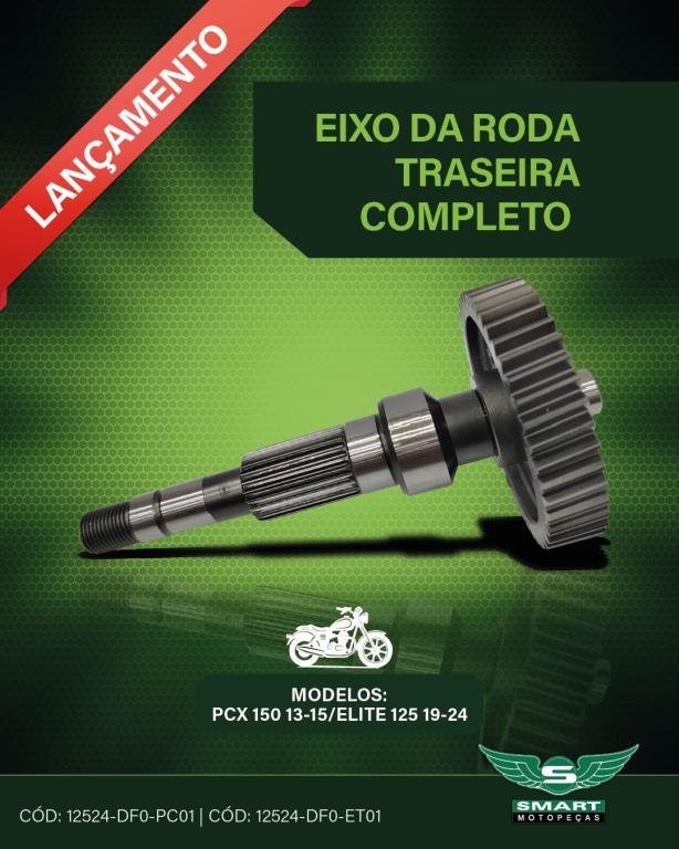 EIXO RODA TRAS COMP PCX 150 13-15 44D