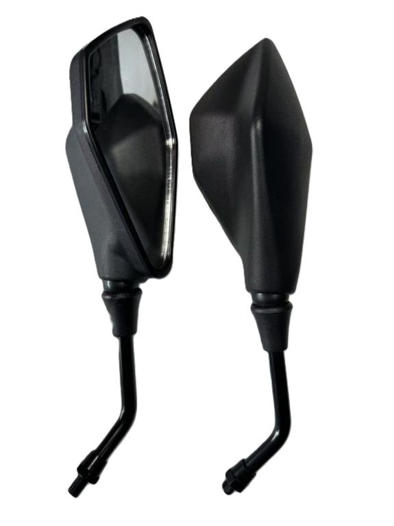 ESPELHO RETROVISOR ROSCA Y LENTE PRATA CONVEXA MODELO Z400