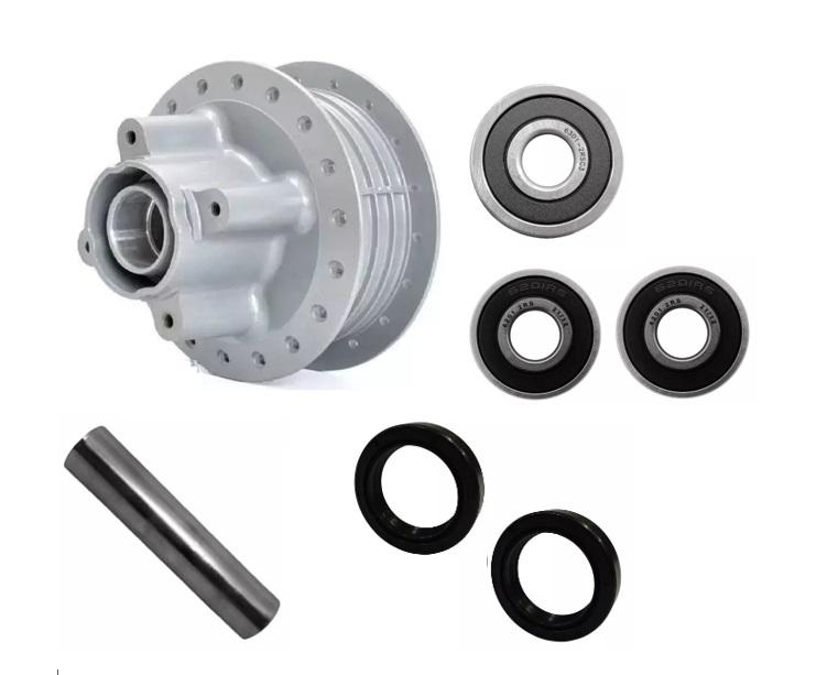 CUBO RODA TRAS C/ ROLAMENTO ESPACADOR RETENTOR POP100 07-15/POP110I 16-24